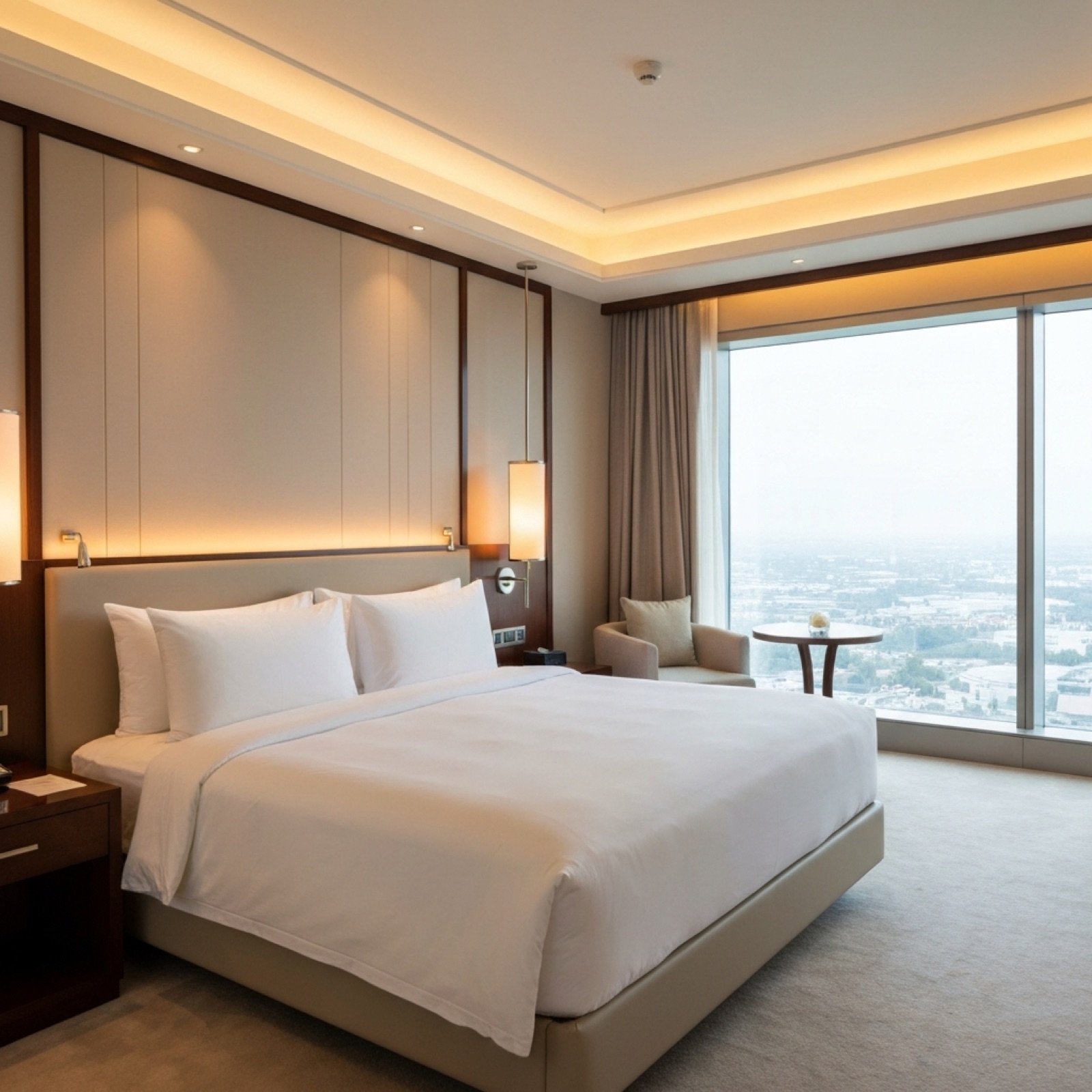 Immaculate luxury hotel room